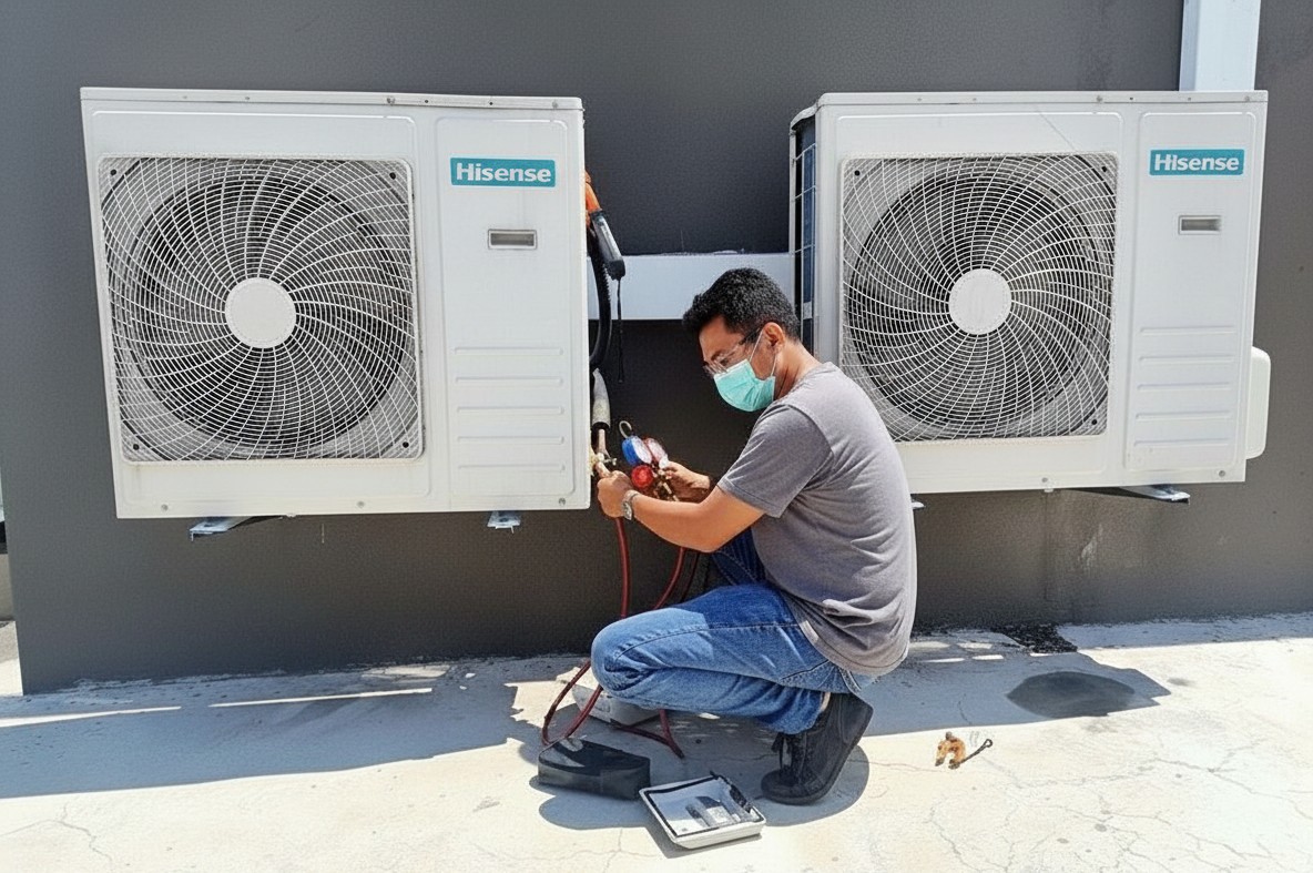 Aircond service technician 1